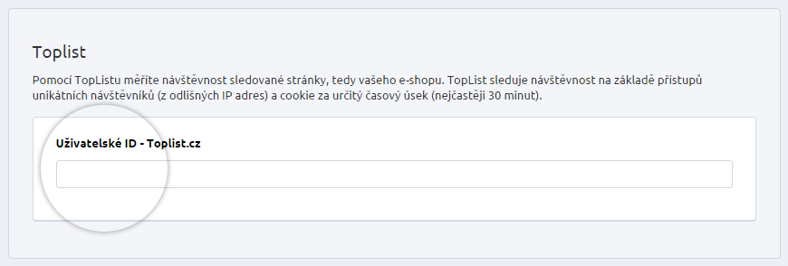 Uživatelské ID Toplist Uživatelské ID Toplist