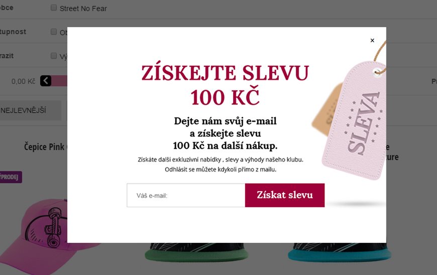 Pop up okno Pop up okno